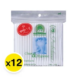 Thumbnail 2 of รถพยาบาล สำลีก้าน 100+100 ชิ้น x 12