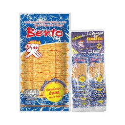 Thumbnail 1 of BENTO Squid Seafood Snack Hot & Spicy 4 g x 12