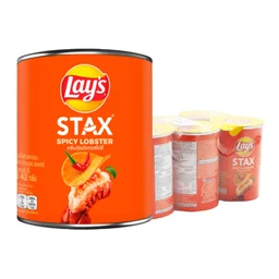 Thumbnail 1 of LAY'S Stax Potato Chips Spicy Lobster 42 g x 6