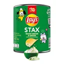 Thumbnail 4 of เลย์ สแตคส์ มันฝรั่งทอดกรอบ รสซาวครีมและหัวหอม 42 ก. x 6