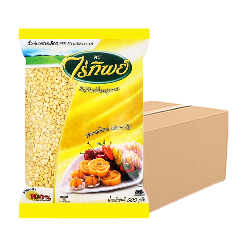 RAITIP Peeled Split Mung Bean 500 g x 6