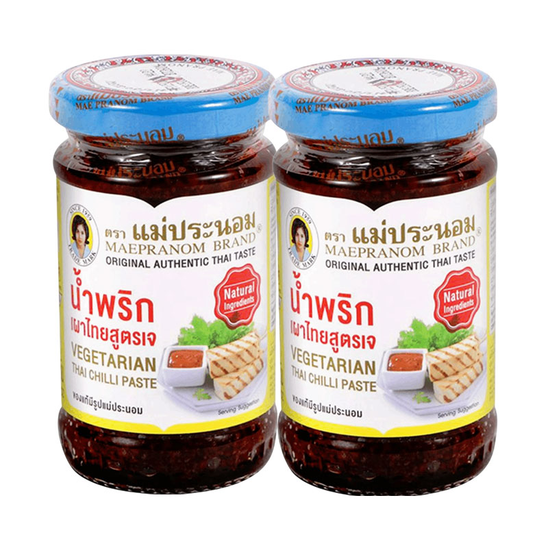 MAEPRANOM Thai Vegetarian Chili Paste 114 g x 2