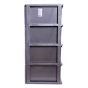 Thumbnail 3 of เอโร่ ตู้ลิ้นชักพลาสติก ลายหวาย 4 ชั้น รุ่น 1077M4