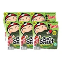 Thumbnail 1 of เถ้าแก่น้อย บิ๊กชีท สาหร่ายทอด รสคลาสสิค 7 ก. x 6