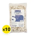 Thumbnail 2 of SAVEPAK Frozen Raw Vannamei White Shrimp Peeled Deveined Tail-On 1 Carton (63-85 pcs/pack) x 10