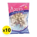 Thumbnail 2 of กุ้งขาวไว้หางแช่แข็ง (90-110 ตัว/ถุง) 1 กก. x 10