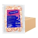Thumbnail 1 of SAVEPAK Frozen Cooked Vannamei Shrimp 1 Carton (54-69 pcs/pack) x 10
