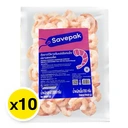 Thumbnail 2 of SAVEPAK Frozen Cooked Vannamei Shrimp 1 Carton (54-69 pcs/pack) x 10