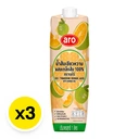 Thumbnail 2 of เอโร่ น้ำส้ม 100% ผสมเกล็ดส้ม 1 ล. x 3