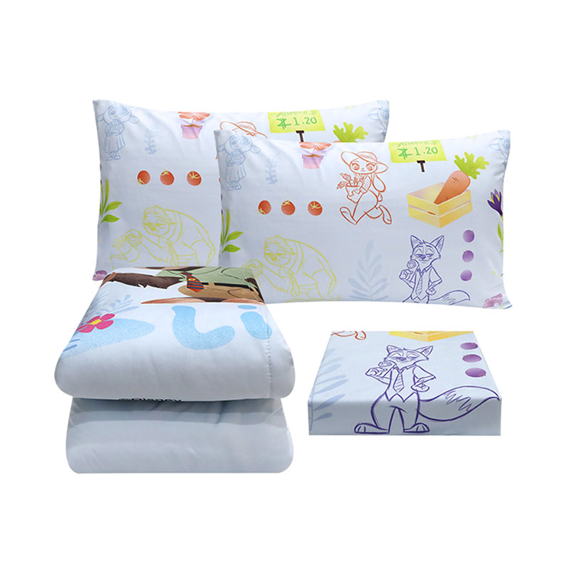 MOMENTO Priscilla Bed Set 6 ft+Comforter 70x90"