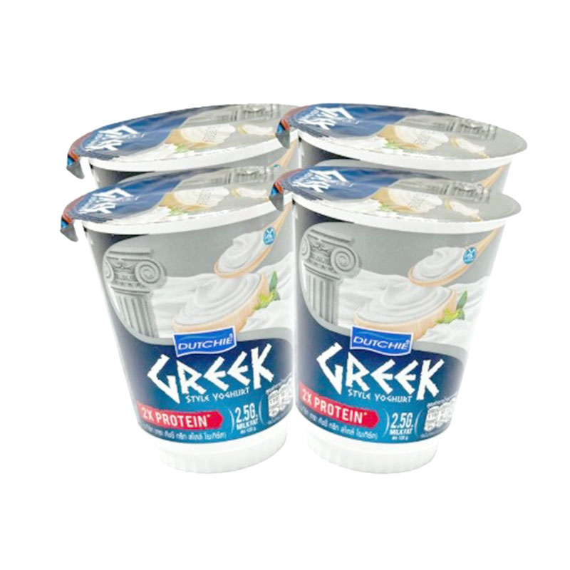 DUTCHIE Greek Yoghurt No Sugar Added 120 g x 4