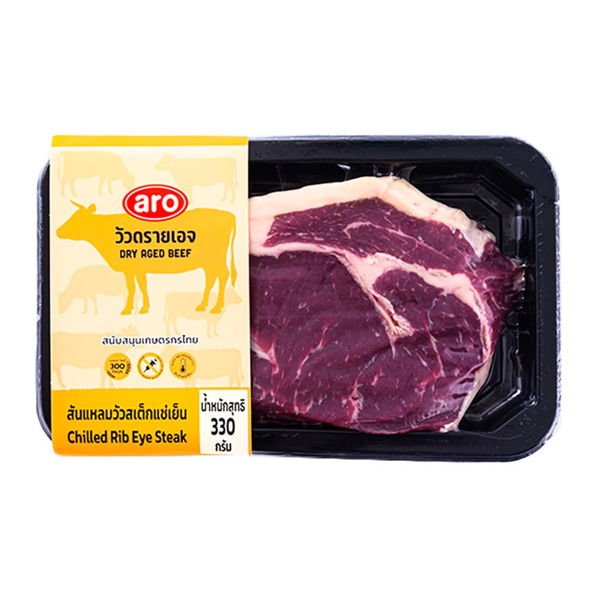 ARO RED Beef Rib Eye Dry Aged 21 Days 330 g
