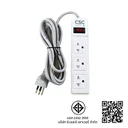 Thumbnail 2 of ซีเอสซี ปลั๊กไฟ 3 ช่อง 1 สวิตซ์ 3 ม. รุ่น AS531-3M