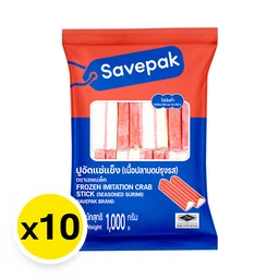 Thumbnail 2 of เซพแพ็ค ปูอัดแช่แข็ง 1 ลัง (1 กก. x 10)