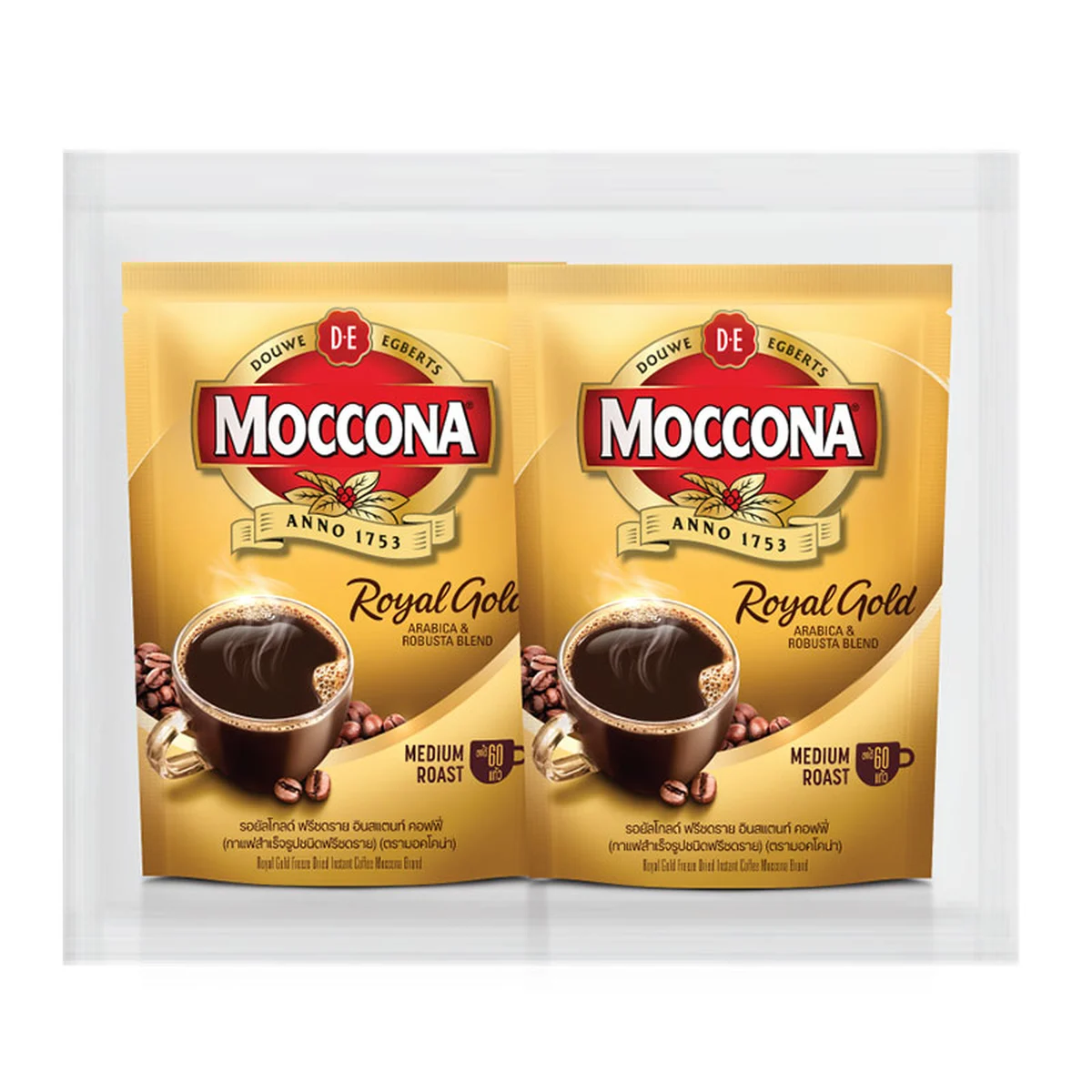 MOCCONA Royal Gold Instant Coffee 120 g x 2