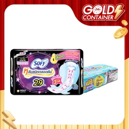 Thumbnail 1 of โซฟี ผ้าอนามัยแบบกระชับ 29 ซม. สำหรับกลางคืน 4 ชิ้น x 12