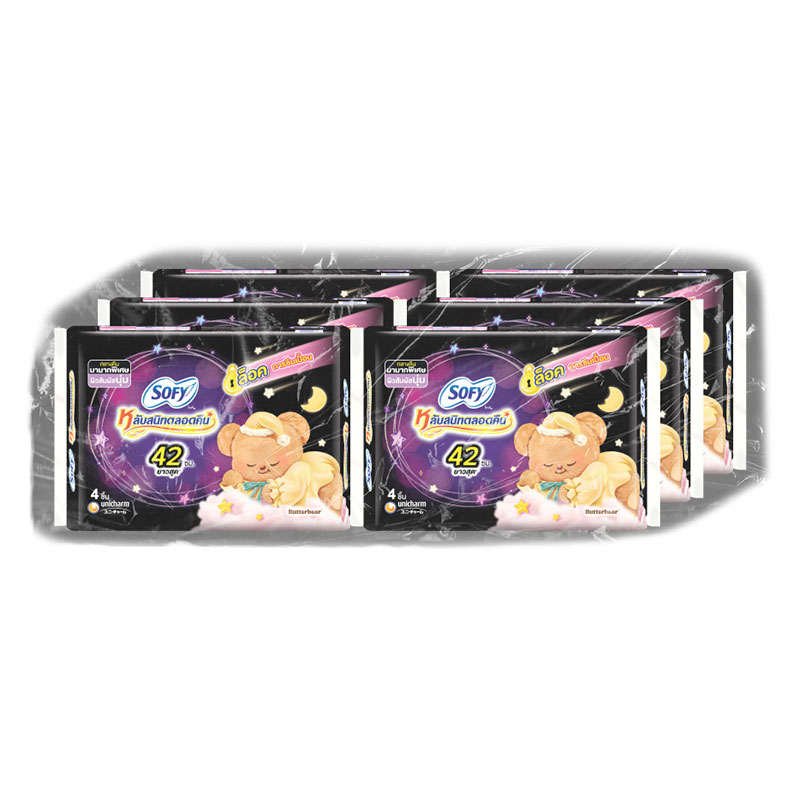 SOFY Night Body Fit 42 cm 4 pcs x 6