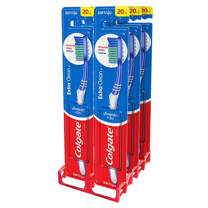 COLGATE Toothbrush Extra Clean x 6