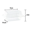 Thumbnail 4 of เอโร่ กล่องฝาพับทรงสูงพีพี 600 มล. x 50