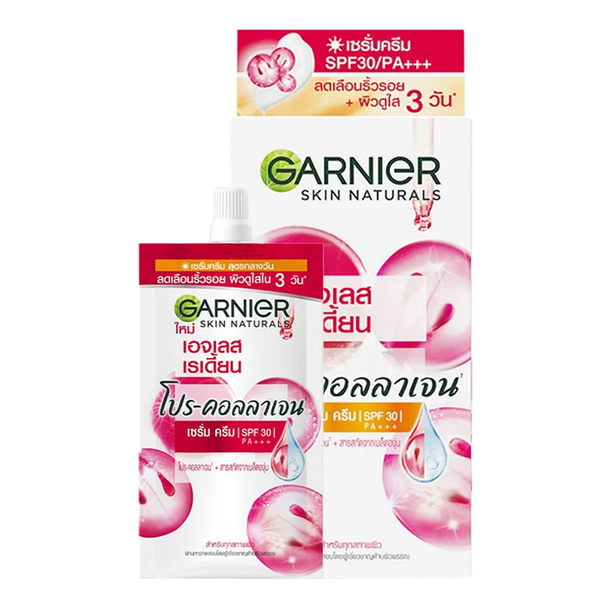 GARNIER Ageless Day Cream SPF 30 PA+++ 7 ml x 6