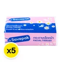 Thumbnail 2 of SAVEPAK Facial Tissue Box 150 sheets x 5+1