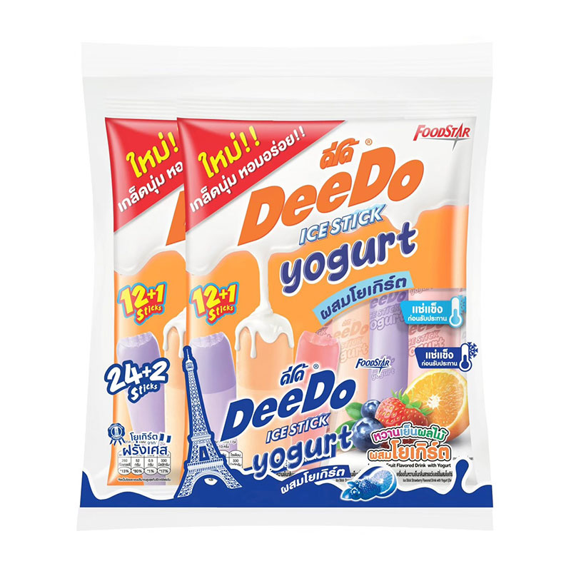 DEEDO Lollipops Yoghurt 35 ml 26 pcs