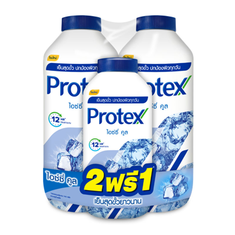 PROTEX Talcum Icy Cool 280 g 2 pcs + 140 g 1 pcs