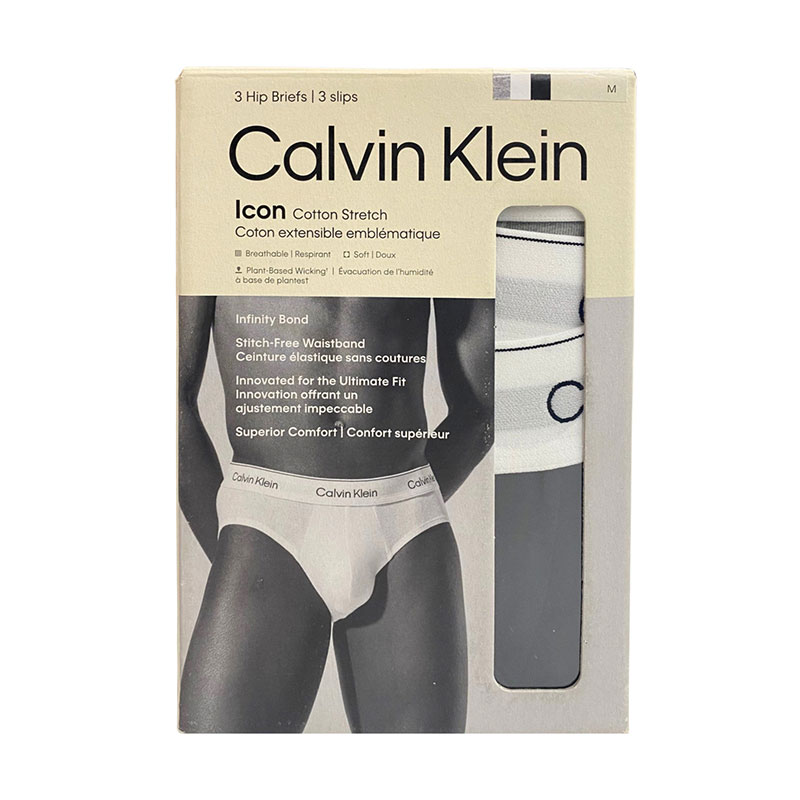 CALVIN KLEIN Brief Icon Xl Black 3pcs