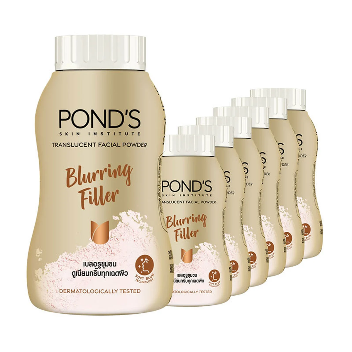 POND'S Gold Blurring Filler Translucent Powder 45 g x 6