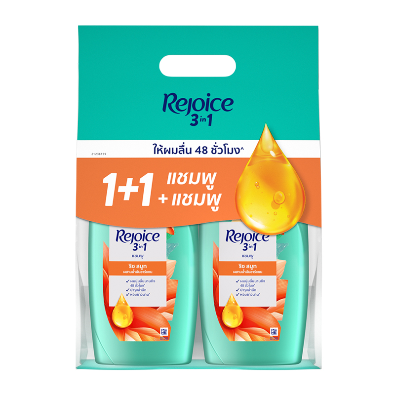 REJOICE Rich Duo Shampoo 370 ml x 1+1