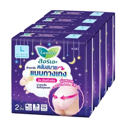 Thumbnail 1 of ลอรีเอะ ผ้าอนามัยแบบกางเกง รุ่นอัลตร้าสลิม ขนาด L 2 ชิ้น x 4