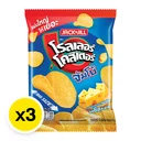 Thumbnail 2 of ROLLER COASTER Flat Chips Jumbo Cheese 57 g x 3