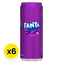 Thumbnail 2 of แฟนต้า เครื่องดื่มน้ำอัดลม กลิ่นองุ่น 325 มล. x 6
