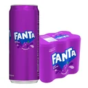 Thumbnail 1 of แฟนต้า เครื่องดื่มน้ำอัดลม กลิ่นองุ่น 325 มล. x 6