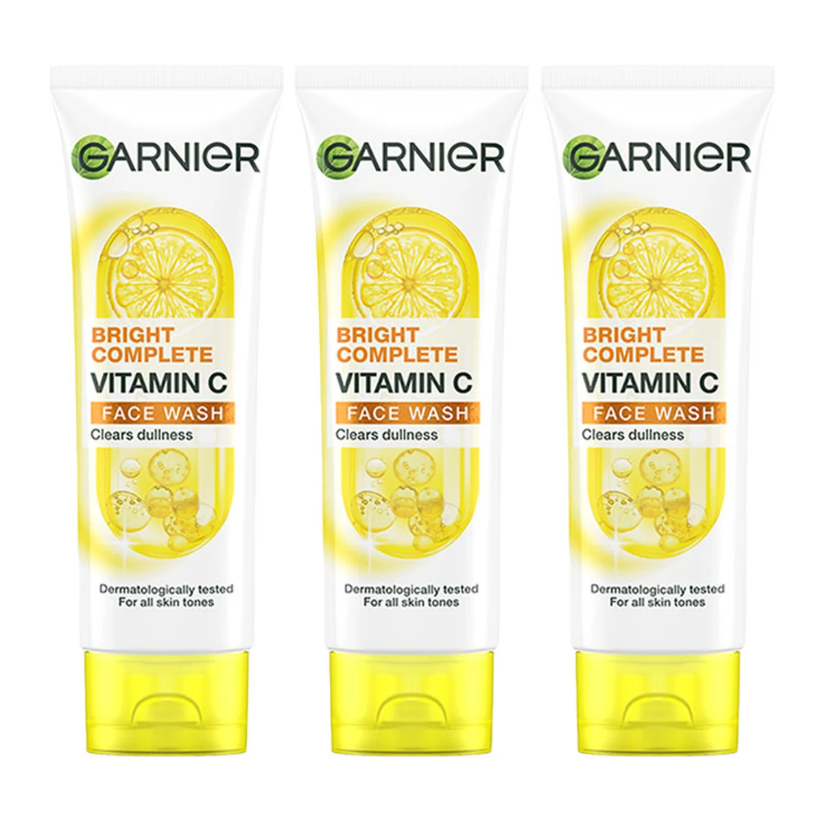 GARNIER Bright Complete Vitamin C Foam 50 ml x 3