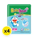 Thumbnail 2 of เบบี้เลิฟ เดย์ไนท์แพ้นท์ กางเกงผ้าอ้อมสำเร็จรูป ขนาด S 4 ชิ้น x 4