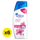 Thumbnail 2 of เฮดแอนด์โชว์เดอร์ สมูท แอนด์ ซิลกี้ แชมพู 65 มล. x 6