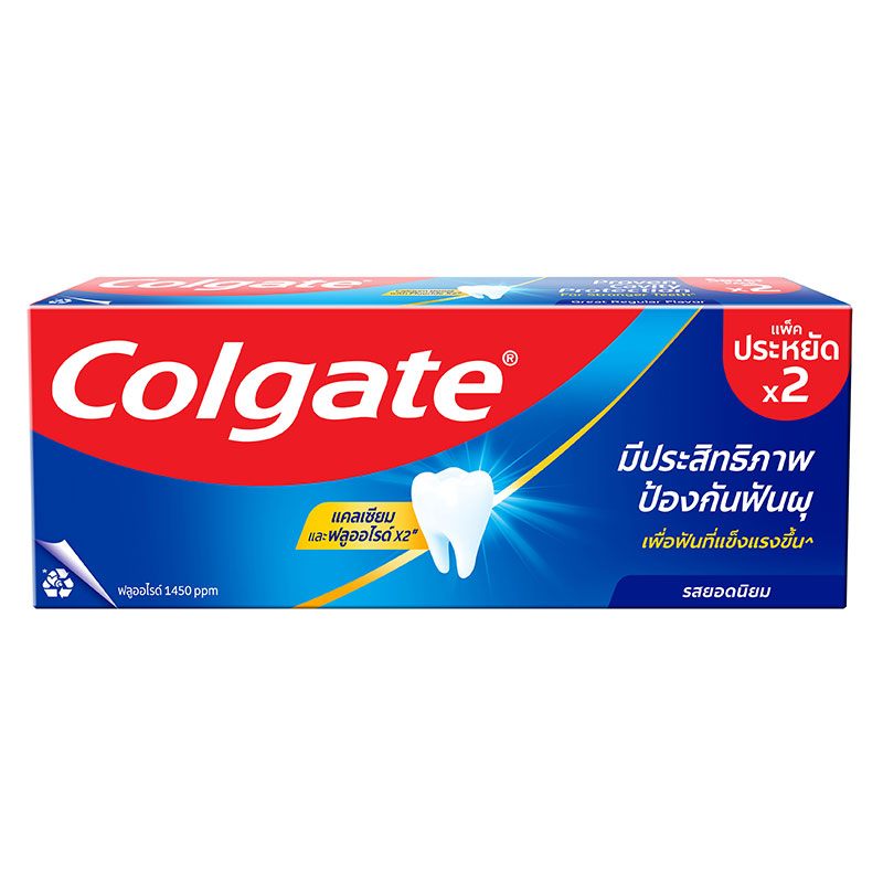 COLGATE Toothpaste Great Regular Flavor (New Formula) 150 g x 2