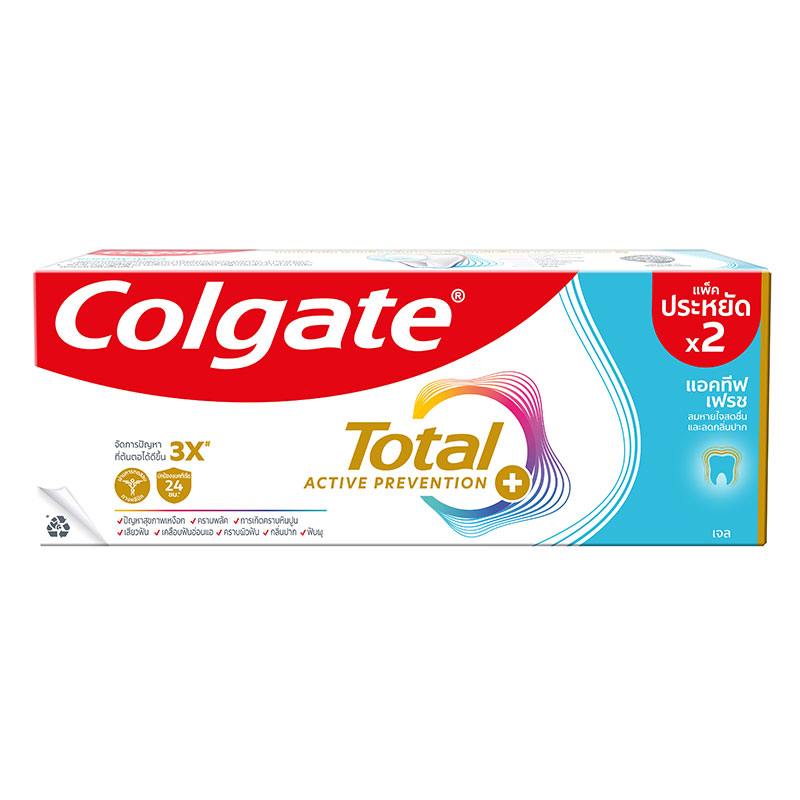 COLGATE Toothpaste Total Advance Fresh 150 g x 2
