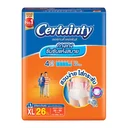 Thumbnail 1 of เซอร์เทนตี้ เดย์แพ้นส์ กางเกงผ้าอ้อมผู้ใหญ่ ซึมซับปกติ ขนาด XL 26 ชิ้น
