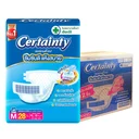 Thumbnail 1 of เซอร์เทนตี้ เทป ผ้าอ้อมผู้ใหญ่ แบบเทป ขนาด M 28 ชิ้น 4 แพ็ค