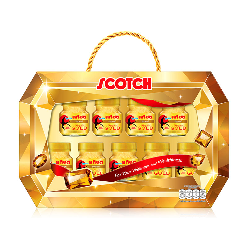 SCOTCH Gift Boxes Bird's Nest Royale Gold 40 ml 9 bottles