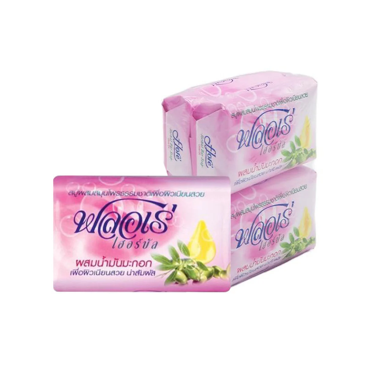 FLORE Herbal Soap Pink 80 g x 4