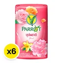 Thumbnail 2 of พฤกษานกแก้ว สบู่ก้อน กลิ่นบุปผชาติ สีชมพู 55 ก. x 6