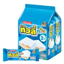 Thumbnail 1 of ทิวลี่ ทวิน เวเฟอร์สอดไส้ครีมรสนมเคลือบครีม รสนม 10 ก. 24 ชิ้น