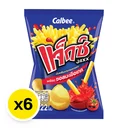 Thumbnail 2 of แจ็กซ์ มันฝรั่งแท่งทอดกรอบ พร้อมซอสมะเขือเทศ 22 ก. X 6