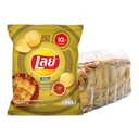 Thumbnail 1 of เลย์ ร็อค มันฝรั่งแท้ทอดกรอบ หมึกย่างฮอทชิลลี 25 ก. x 6