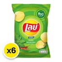 Thumbnail 2 of เลย์ ร็อค มันฝรั่งแท้ทอดกรอบ รสกะเพรากรอบ 40/44 ก. x 6