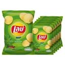 Thumbnail 1 of เลย์ ร็อค มันฝรั่งแท้ทอดกรอบ รสกะเพรากรอบ 40/44 ก. x 6