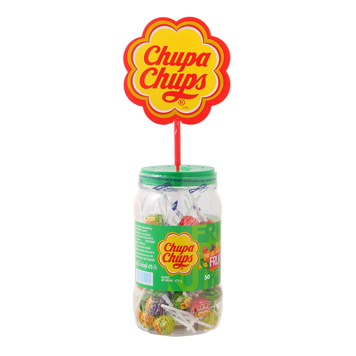 จูปาจุ๊ปส์ อมยิ้ม ผลไม้ 9.5 ก. x 50